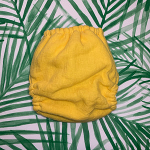 Diaper - Flax Linen Fitted w/ Insert Set